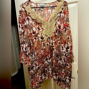 Catherine’s pull over blouse.